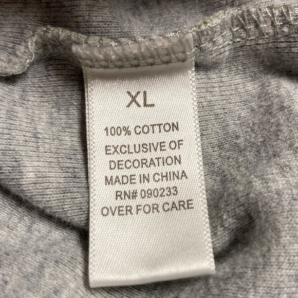 5/$15 Nollie Casual Gray & Yellow Striped Button-up Cardigan Sweatshirt XL - Picture 4 of 7